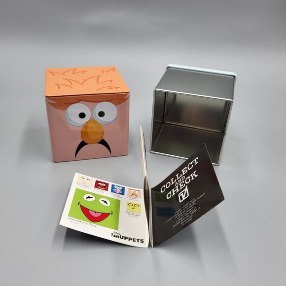 Hallmark Cubeez Muppets Beaker Lab Assistant Metal Storage Tin Container 3" - Picture 2 of 5